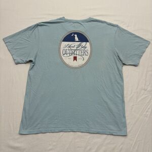 Local Boy Outfitters T-Shirt Men’s XL Light Blue Pocket Tee Dog Logo Graphic